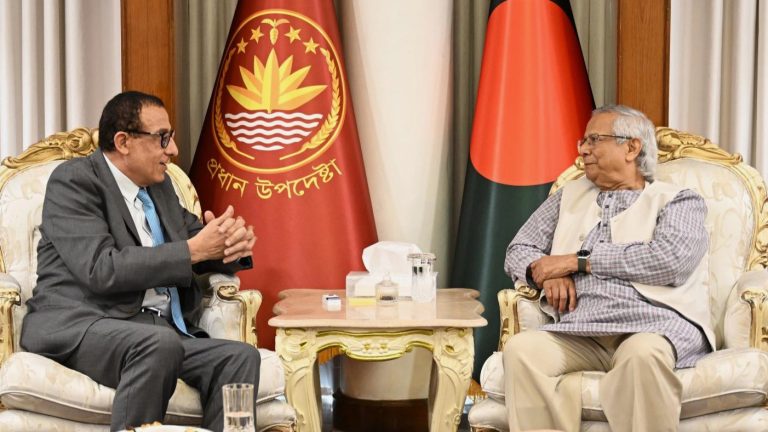 Palestinian Ambassador meets with Chief Advisor