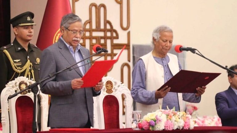 অন্তর্বর্তীকালীন সরকারের আজ এক বছর পূর্ণ হলো