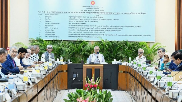 একনেকে ৭৭১২ কোটি টাকার ১১ প্রকল্প অনুমোদন