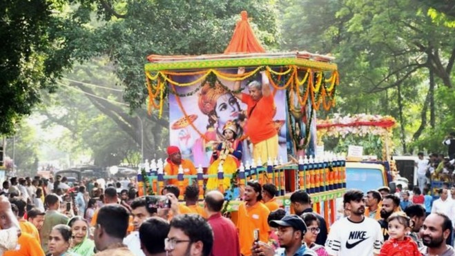 যথাযথ ধর্মীয় ভাবগাম্ভীর্যের সাথে জন্মাষ্টমী উদযাপিত