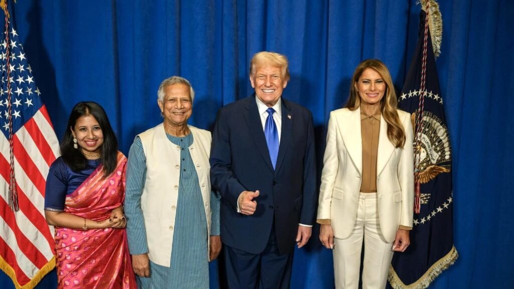 ড. ইউনূস ও ট্রাম্পের সাক্ষাৎ