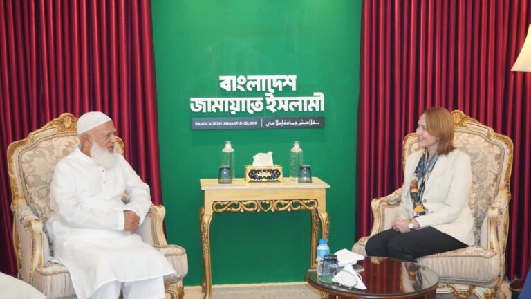 Australian High Commissioner holds courtesy meeting with Jamaat Ameer