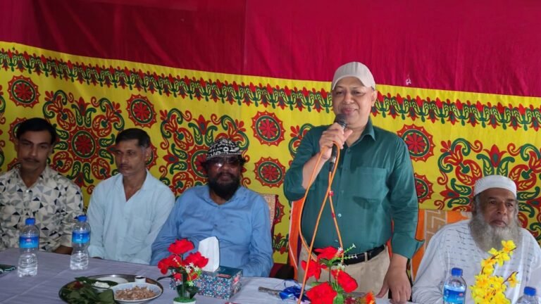 Parents gather at Mofiz Uddin Islamia Dakhil Madrasa in Jhalakathi.