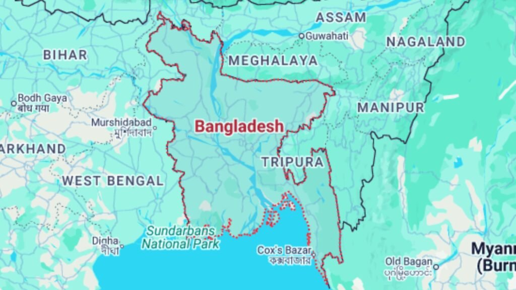বাংলাদেশের মানচিত্র