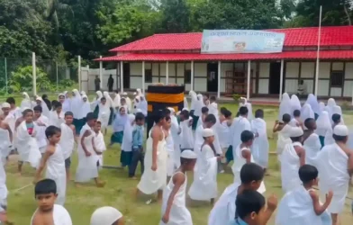 কোমলমতি শিশুদের বাস্তবধর্মী হজ প্রশিক্ষণ: চাঁদপুরে ব্যতিক্রমী উদ্যোগ