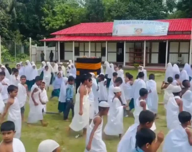 কোমলমতি শিশুদের বাস্তবধর্মী হজ প্রশিক্ষণ: চাঁদপুরে ব্যতিক্রমী উদ্যোগ
