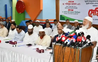 গণভোটের রায় বাস্তবায়নে রাজপথ ও সংসদে আন্দোলনের হুঁশিয়ারি জামায়াত আমিরের