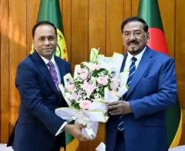 রাষ্ট্রপতির দায়িত্বভার গ্রহণ করলেন স্পীকার হাফিজ উদ্দিন আহমদ
