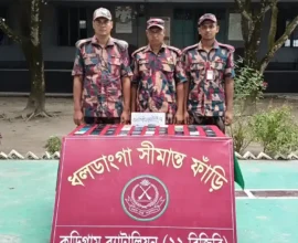 কুড়িগ্রাম সীমান্তে ২১ লাখ টাকার ভারতীয় চোরাচালানি পণ্য জব্দ