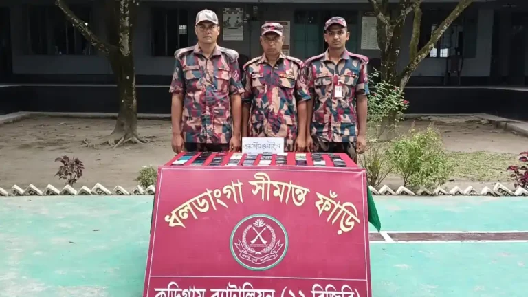 কুড়িগ্রাম সীমান্তে ২১ লাখ টাকার ভারতীয় চোরাচালানি পণ্য জব্দ