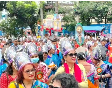 জন্মাষ্টমীর মহা শোভাযাত্রায় মুখরিত চট্টগ্রামের রাজপথ